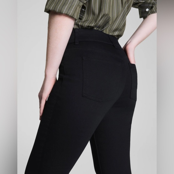 Spanx SPANXshape EveryWear Flare Jeans Pull On Black Size Large - Picture 4 of 15